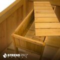 Záhon Strend Pro Garden, 89x33x76 cm, so spodnou policou, drevo, vyvýšený, s nohami 13 detail