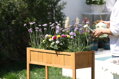 Záhon Strend Pro Garden, 89x33x76 cm, so spodnou policou, drevo, vyvýšený, s nohami