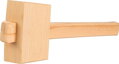 Drevené kladivo Strend Pro WH190, 30 cm 1 detail