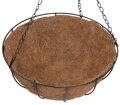 Závesný kvetináč Strend Pro LC-CocoH-22, 25x25x12 cm, oceľ/kokos