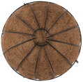 Závesný kvetináč Strend Pro LC-CocoH-22, 25x25x12 cm, oceľ/kokos