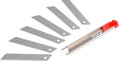 Nôž STREND PRO UKX-8818, 18 mm, odlamovací, AluBody 3 detail