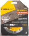 Diamantový kotúč Strend Pro 521A, 115 mm, Segment