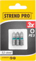 Bit Strend Pro Pozidriv PZ 3, balenie 3 ks