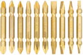 Sada bitov Strend Pro GoldenFish, 10 dielna, CrV, L-65 mm