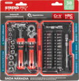 Sada skrutkovačov Premium, 38 dielna, torx + ploché + Phillips 3 detail