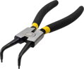 Ohnuté kliešte na poistné krúžky Strend Pro P0182D, 180 mm