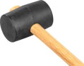 Gumené kladivo Blackhead, 230 g, drevená rúčka