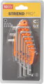 Sada imbusových kľúčov Strend Pro HK0031, 10 dielna, Hex