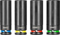Sada hlavíc Strend Pro Premium, 4 dielna, CrV, 17-19-21-22 mm, proffesionál