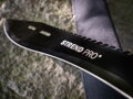 Mačeta Tactical, s puzdrom, pílkou, ochranou ruky, čierna, 61 cm