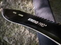 Mačeta Tactical, s puzdrom, pílkou, ochranou ruky, čierna, 61 cm