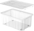 Plastový box úložný NCC24 transparentný  s kolieskami 600x400x265, 2, náradie