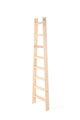Drevený rebrík Strend Pro, 2x8 priečky, 2,56 m, 150 kg
