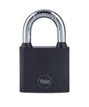Zámok Yale Y111B/38/121/1 – visiaci železný zámok, čierny, 38 mm