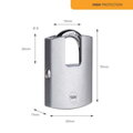 Zámok Yale Y122B/50/123/1 – High Security, pochromovaný, 50 mm
