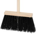 Metla Geco Indust Black WH, 240 mm, priemyselná, čierna, s násadou 1200 mm