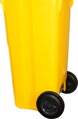 Smetná nádoba MGB 120 l, plastová, žltá, HDPE