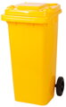 Smetná nádoba ICS GB2 120 l, plastová, žltá, HDPE