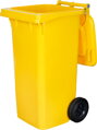 Smetná nádoba ICS GB2 120 l, plastová, žltá, HDPE