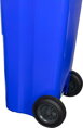 Smetná nádoba MGB 120 l, plastová, modrá, HDPE