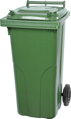 Smetná nádoba MGB 240 l, plastová, zelená, HDPE