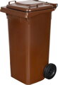 Smetná nádoba ICS GB2 120 l, plastová, hnedá, HDPE