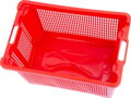 Prepravka ICS M401000 • 40 lit, 56x35x31 cm, perforované steny, červená 3 detail