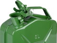 Kanister JerryCan LD5, 5 lit, kovový, na PHM, zelený, 2, náradie