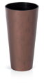 Kvetináč s vložkou TUBUS Slim Corten – 250x476 mm, medený vzhľad