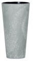Kvetináč TUBUS Slim Beton – 400x762 mm, vzhľad betónu, s vložkou