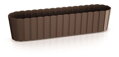 Kvetináč BOARDEE Case – 587x144x130 mm, hnedý