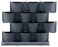 Vertikálny kaskádový kvetináč CASCADE Garden – 685x190x546 mm, antracit