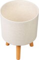 Kvetináč Strend pro, farba White Weath Finish, 24,5x24,5x31 cm