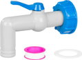 Ventil Strend Pro, záhradný, 1"- 90°,168 mm, s redukciou na IBC nádrž, PVC