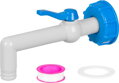 Ventil Strend Pro, záhradný, 3/4"- 90°, 201 mm, s redukciou na IBC nádrž, PVC