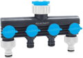 Rozbočovač na hadicu AQUACRAFT 550634, Premium, 4-way, Multi E, záhradný