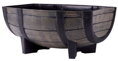 Kvetináč Woodeff, 29x41x19 cm, natural, efekt dreva