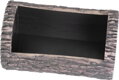 Kvetináč Strend Pro Woodeff, walnut, 22x35 cm, truhlík, kmeň, efekt dreva 1 detail