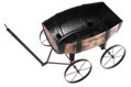Kvetináč GDA Woodeff 817 – whiskey barel wagon, 41,5x29x19 cm