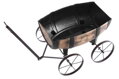 Kvetináč GDA Woodeff 817 – whiskey barel wagon, 41,5x29x19 cm
