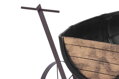 Kvetináč GDA Woodeff 817 – whiskey barel wagon, 41,5x29x19 cm
