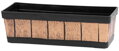 Zlatý kvetináč Strend Pro Woodeff, 15x47x17 cm