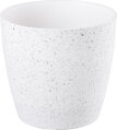 Biely kvetináč Strend Pro Stone, 28x26 cm, efekt kameňa