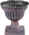 Medený kvetináč Strend Pro Antik, 30x30 cm, metalický efekt