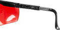 Okuliare Safetyco B507, červené, ochranné, nastaviteľné