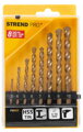 Sada vrtákov STREND PRO FD023, 8 dielna, 3-10 mm, TiN 2 detail