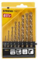 Sada vrtákov STREND PRO FD023, 8 dielna, 3-10 mm, TiN
