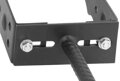 Podpera na hranoly ASU2, 80-165 mm, pätka ozdobná, nastaviteľná, zápustná 4 detail