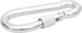 Karabinka Strend Pro, s maticou, 8 mm, balenie 10 ks